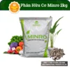 Phân Bón Hữu Cơ Minro 2kg, Sinh Học Giúp Cây Khoẻ, Ổn Định, Sai Hoa, Đậu Trái Chuyên Hoa Hồng, Lan, Rau – Nông Sản Vàng